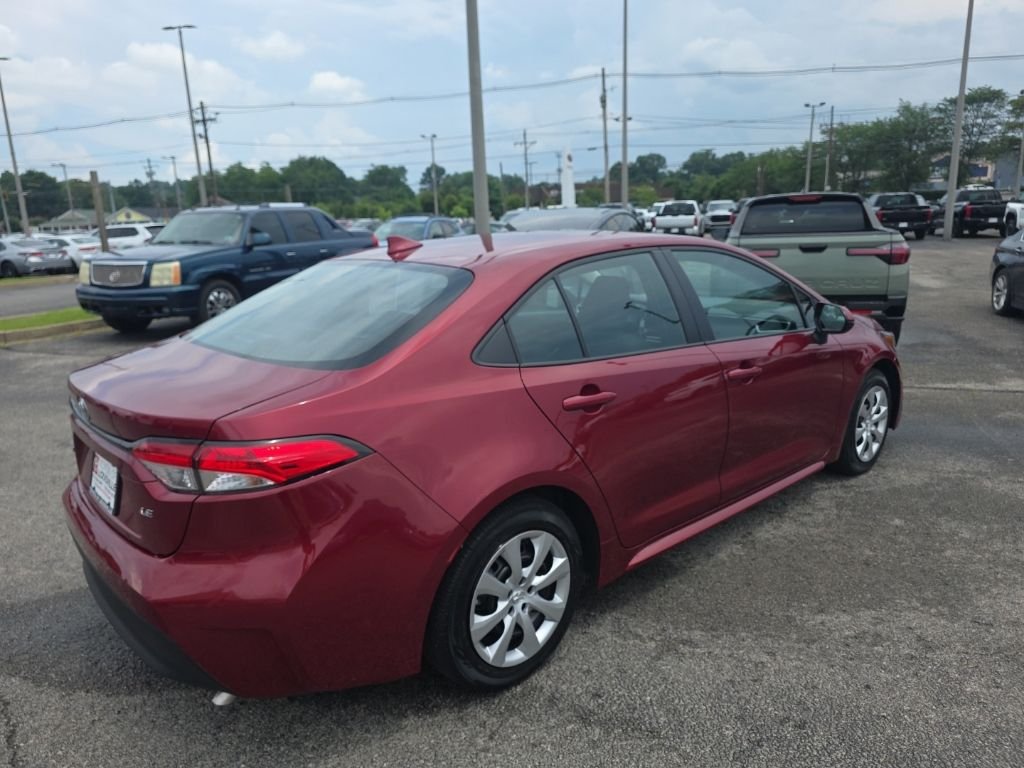Certified Used 2025 Red Toyota LE image 4