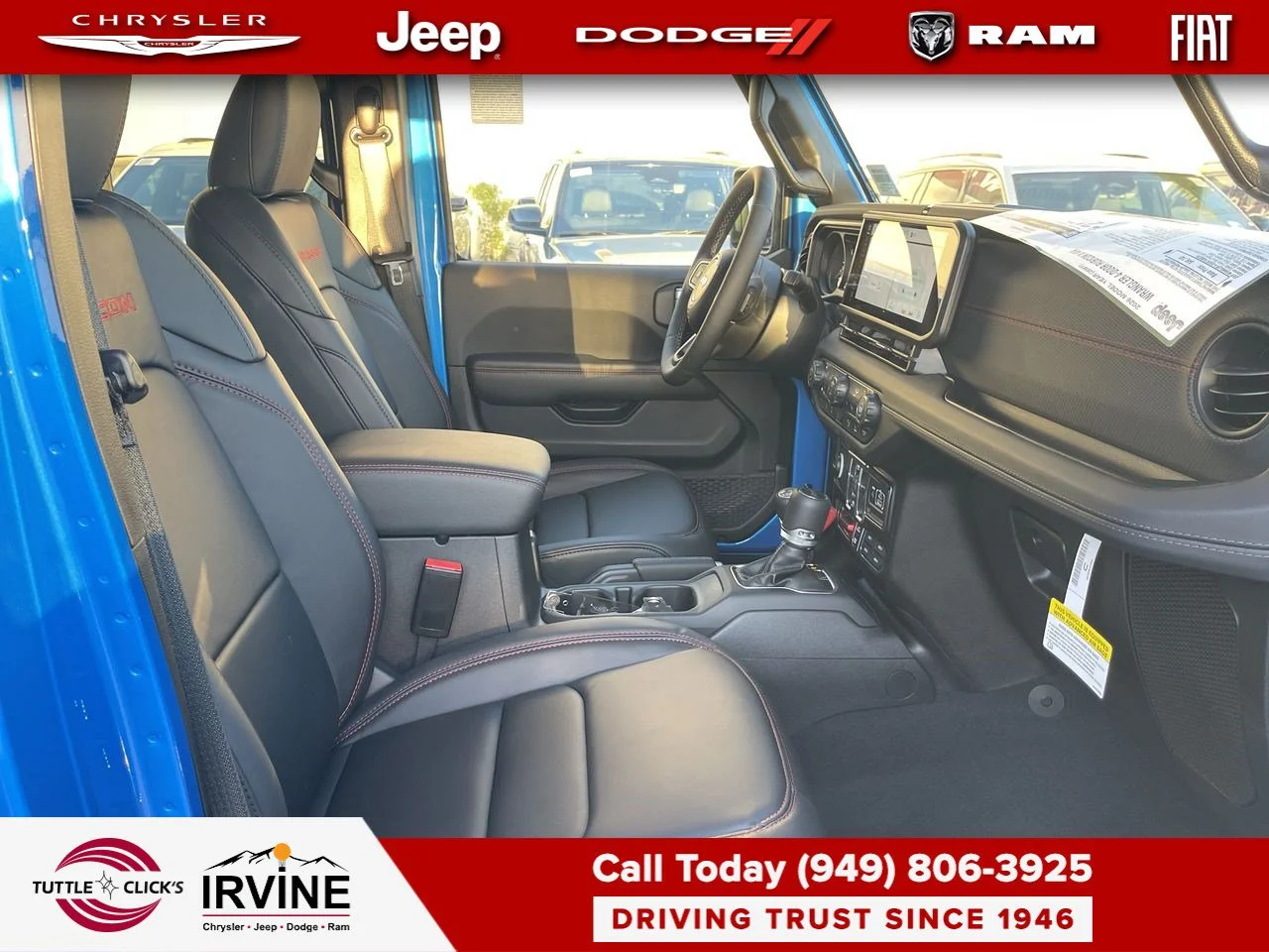 New 2026 Hydro Blue Pearl-Coat Exterior Paint Jeep Rubicon X image 22