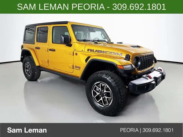 New 2026 Jeep Wrangler Rubicon 4D Sport Utility in Central IL