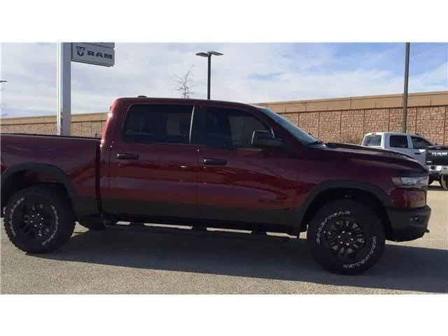 New 2026 Delmonico Red Pearl-Coat  Paint Ram REBEL CREW CAB 4X4 5