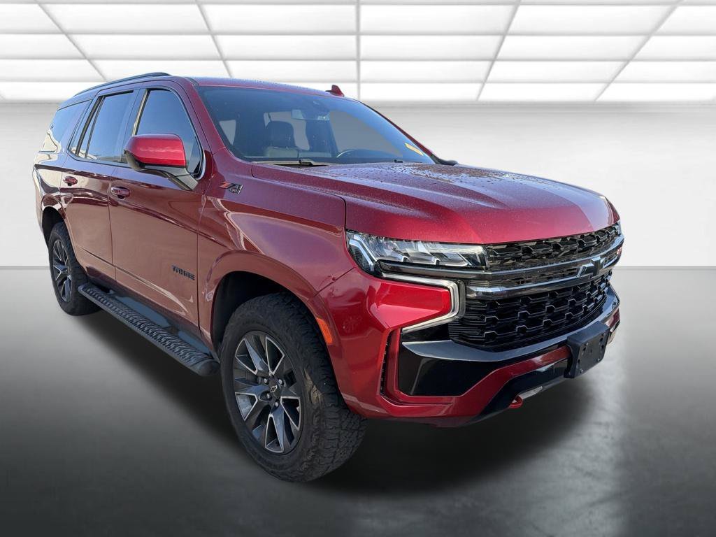 Used 2021 CHERRY RED TINTCOAT Chevrolet Z71 image 1