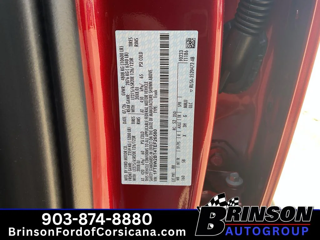 New 2026 Ruby Red Metallic Tinted Clearcoat Ford LARIAT image 22