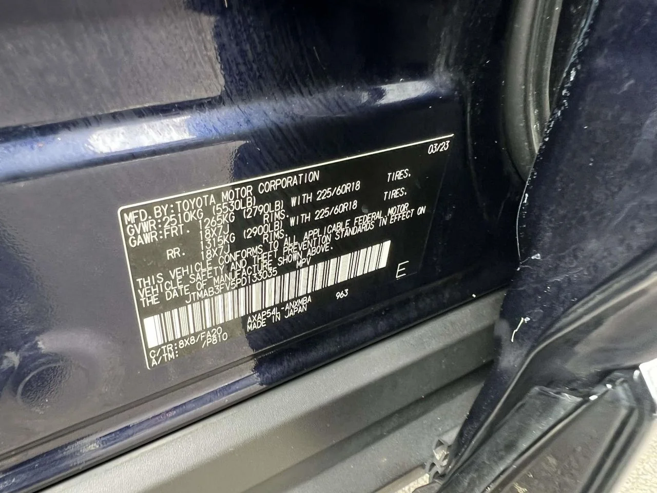 Used 2023 Blueprint Toyota SE image 33
