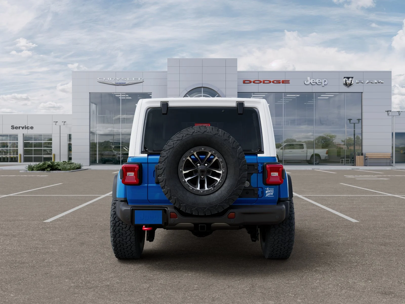 New 2026 Hydro Blue Pearl-Coat Exterior Paint Jeep Rubicon image 33