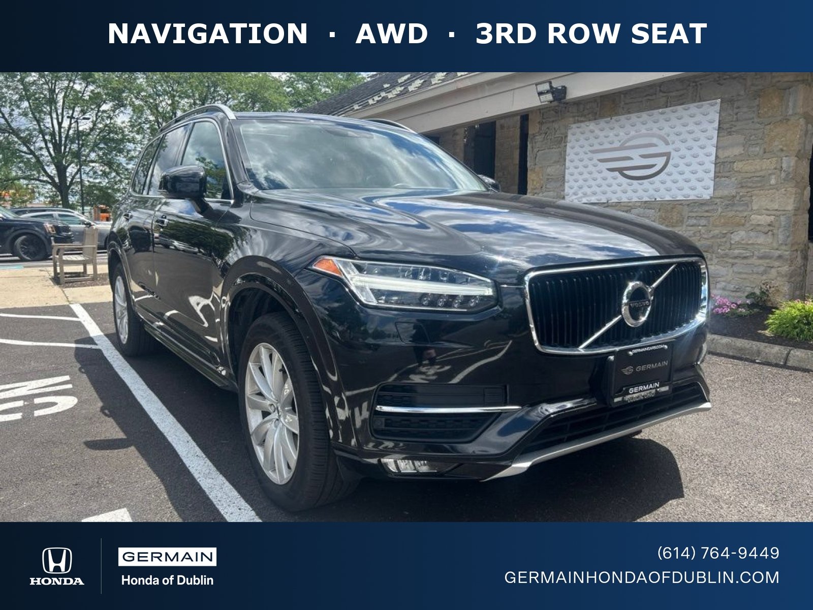 Used 2016 Onyx Black Metallic Volvo T6 Momentum image 1