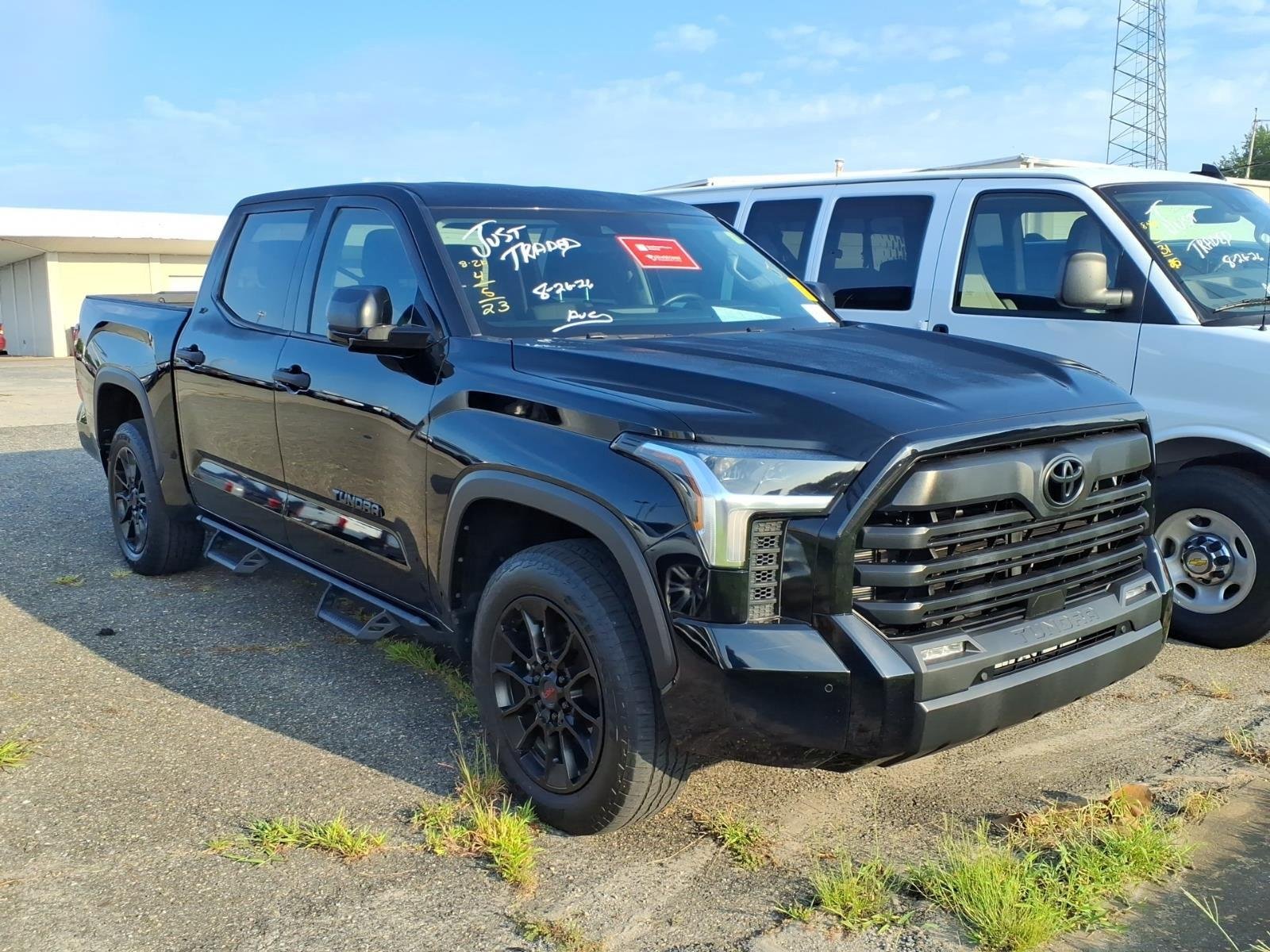 Used 2023 Midnight Black Metallic Toyota SR5 image 3