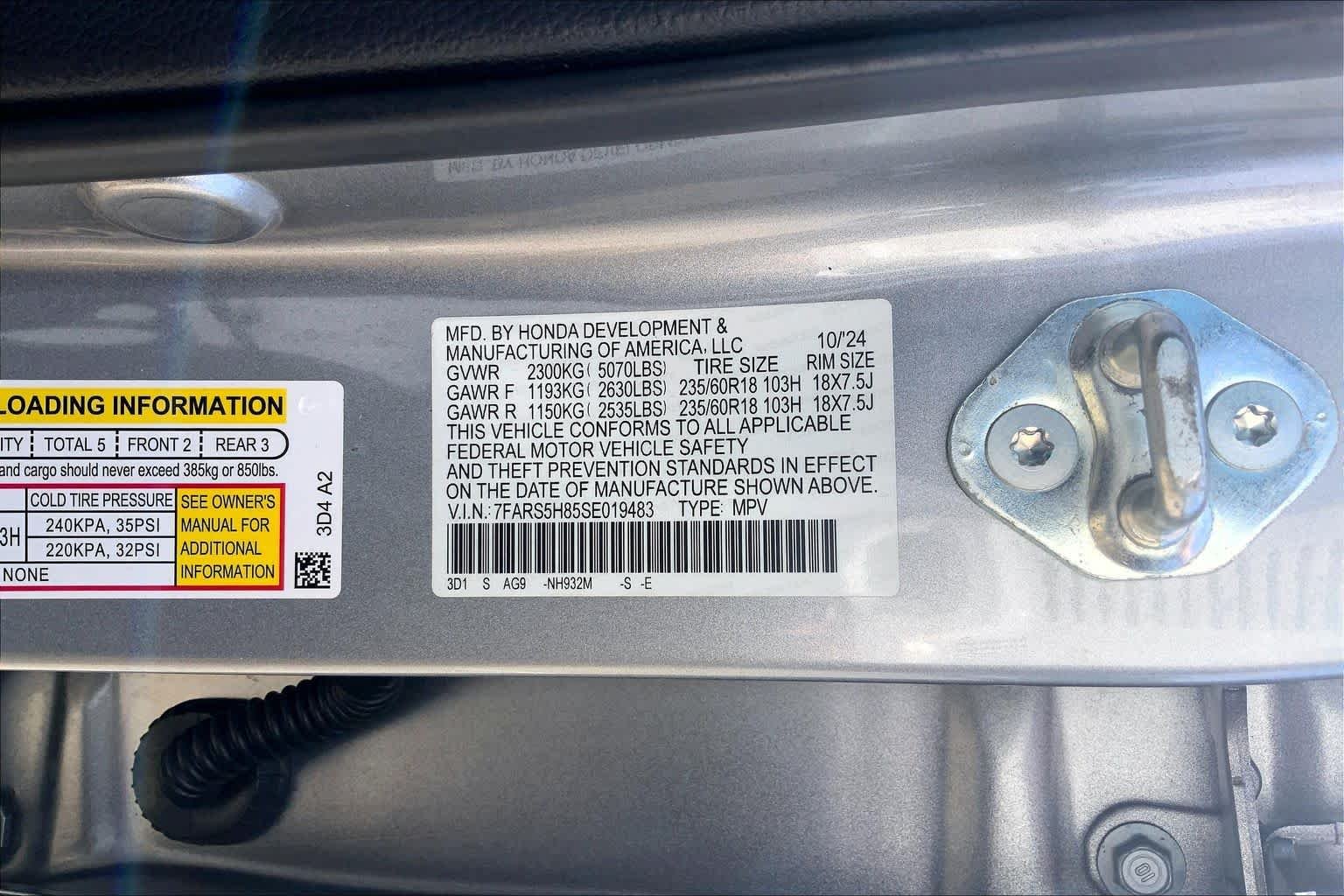 Used 2025 Solar Silver Metallic Honda Sport-L image 31