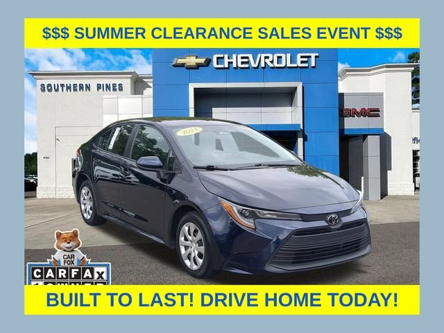 Used 2024 Blue Toyota LE image 1