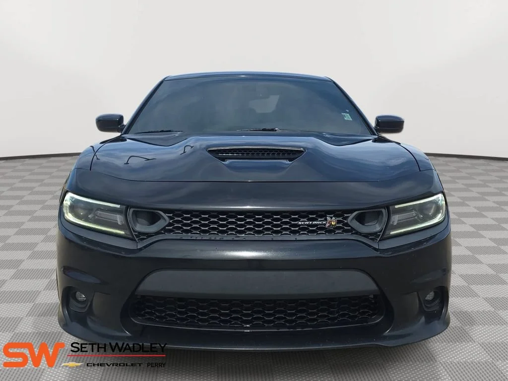 Used 2019 Black Dodge Scat Pack RWD image 2