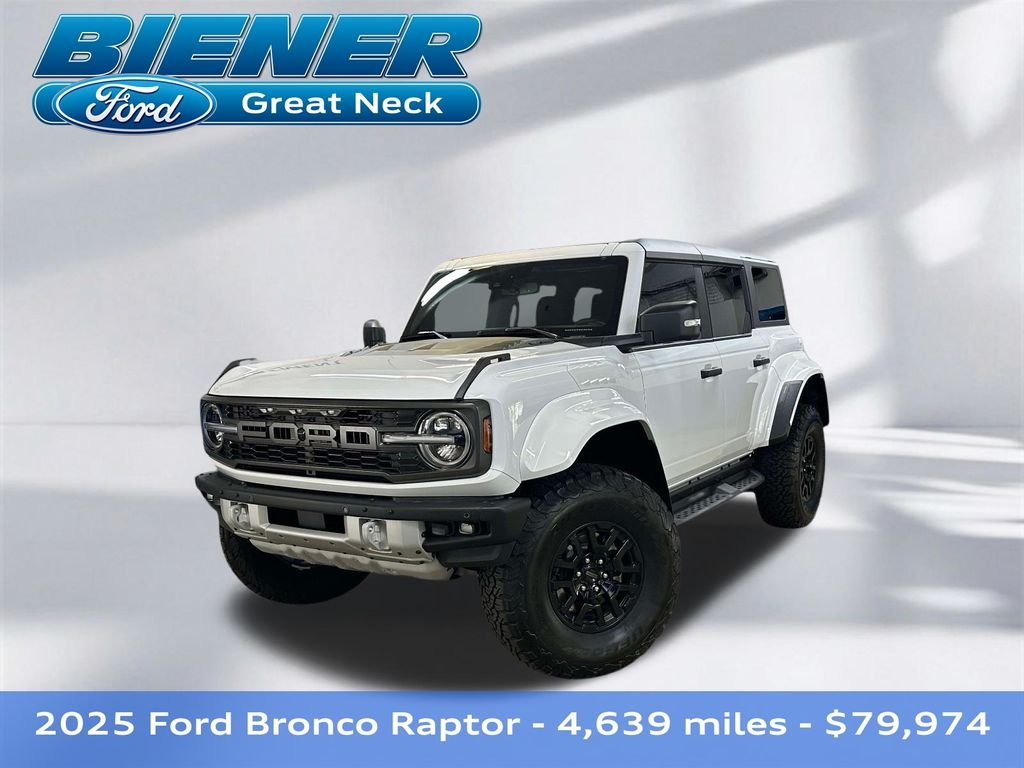 Used 2025 Oxford White Ford Raptor image 1