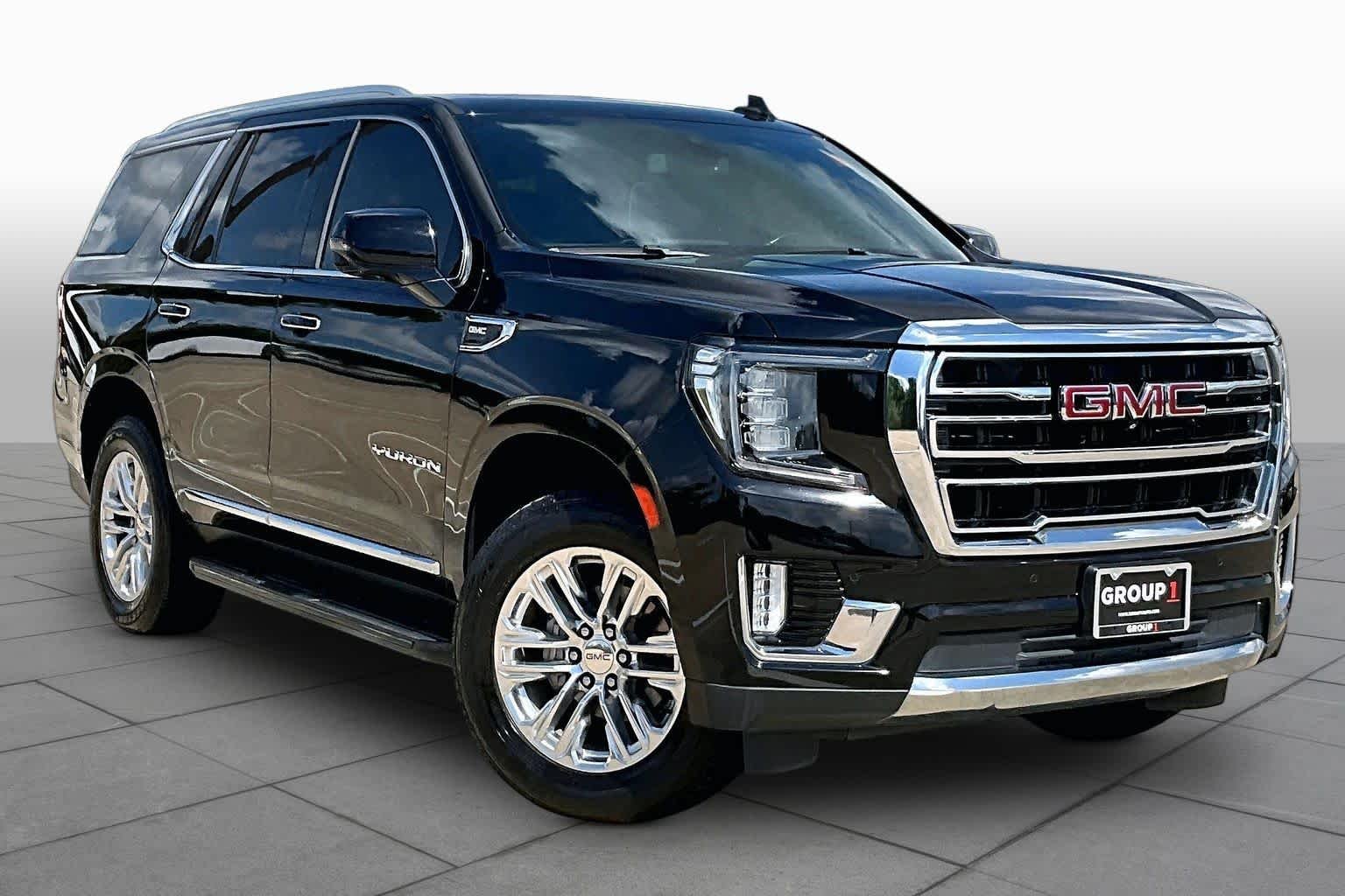 Used 2021 Onyx Black GMC SLT image 3