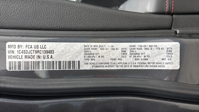Used 2024 Gray Dodge R/T Plus image 29