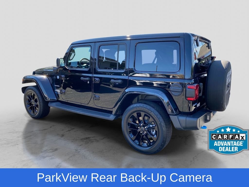 Used 2024 Black Jeep Sahara 4xe image 4