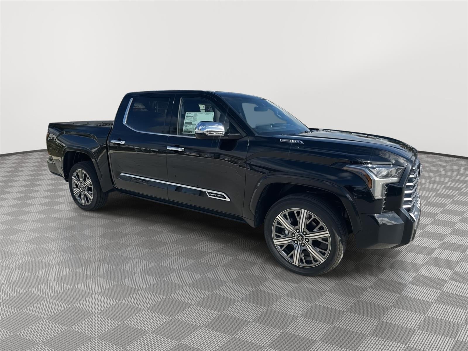 New 2026 Midnight Black Metallic Toyota Tundra Capstone image 3