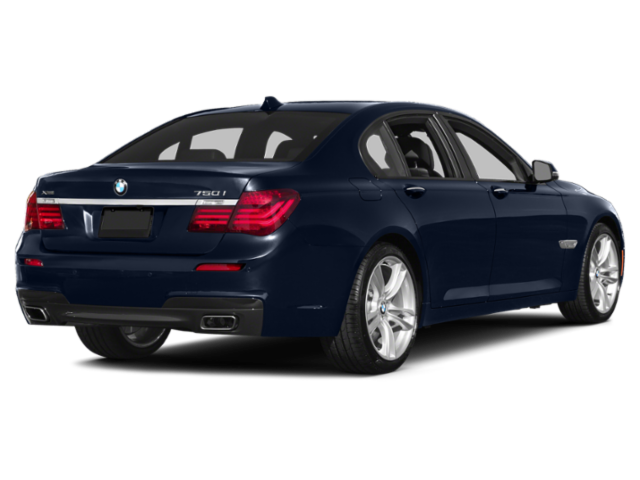 Used 2015 Imperial Blue Metallic BMW 750Li image 2