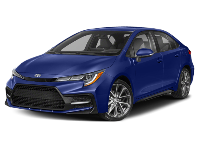 Used 2020 Blue Toyota SE image 1