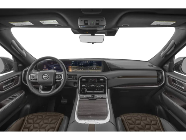 New 2026 Everest White TriCoat / Super Black Two-tone Nissan Platinum Reserve image 5