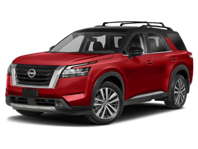 Used 2022 Scarlet Ember Tintcoat/Super Black Nissan Platinum image 2