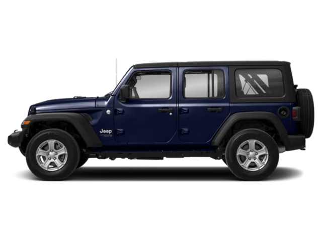 Used 2020 Blue Jeep Unlimited Sport S image 3