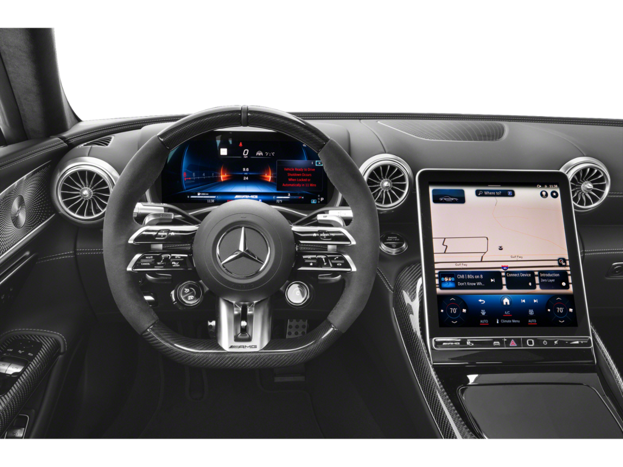 New 2027 MANUFAKTUR Night Black Magno Mercedes-Benz AMG® GT 55 Coupe image 7