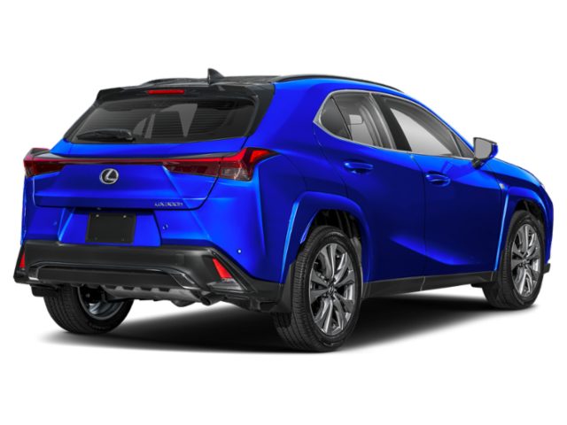 New 2026 Ultrasonic Blue Mica 2.0 with Obsidian roof Lexus F SPORT DESIGN AWD image 9