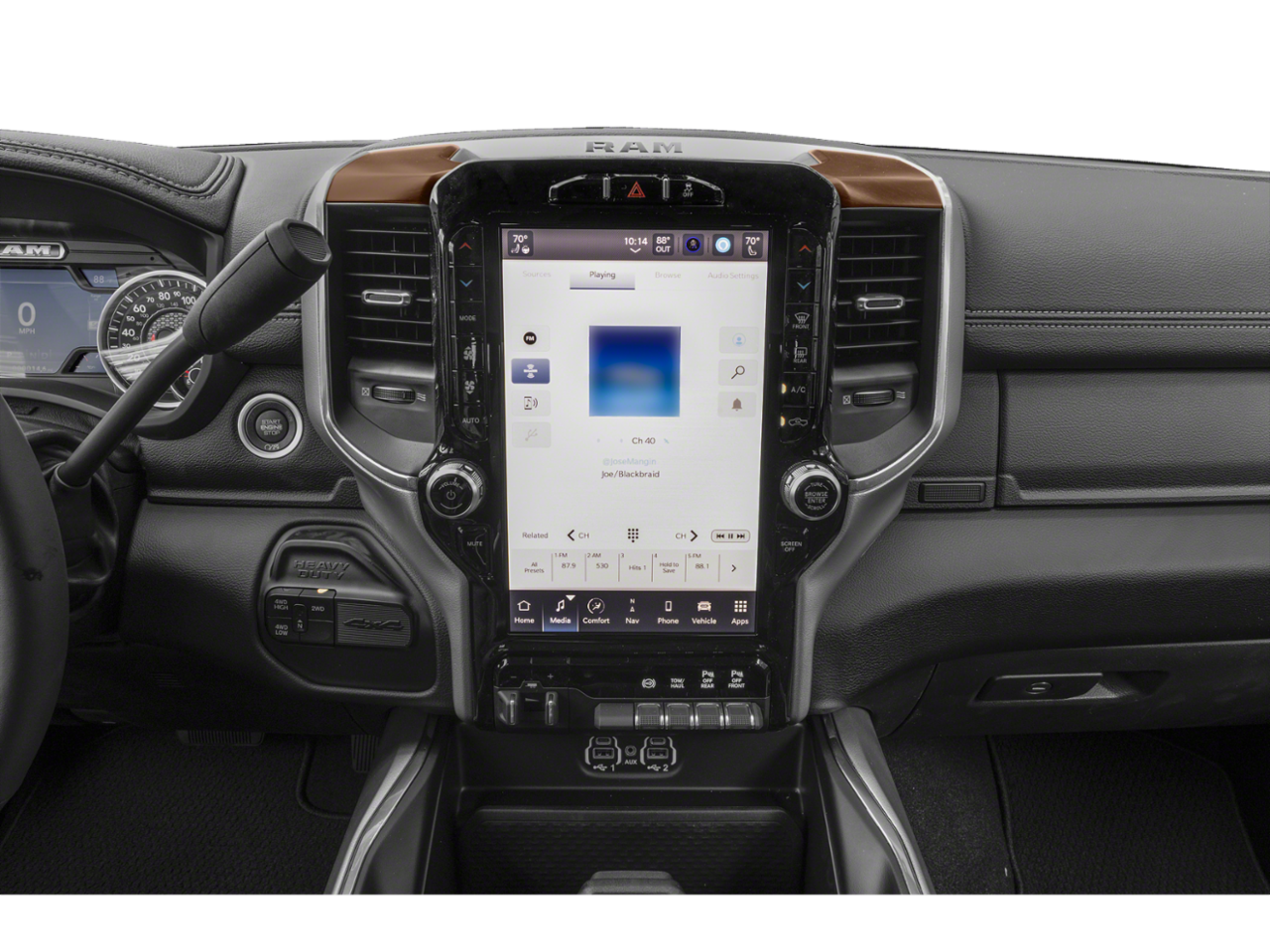 Used 2023 Diamond Black Crystal Pearlcoat Ram Y image 7