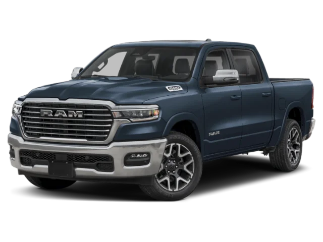 New 2026 Forged Blue Metallic Exterior Paint RAM Laramie image 1