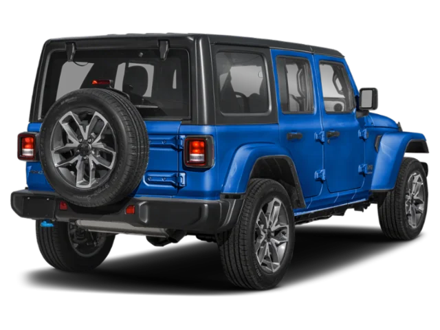 Used 2024 Hydro Blue Pearl Coat Jeep Sahara 4xe image 2