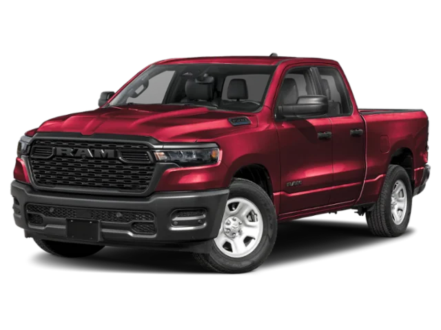 Used 2025 Delmonico Red Pearlcoat Ram Tradesman image 1