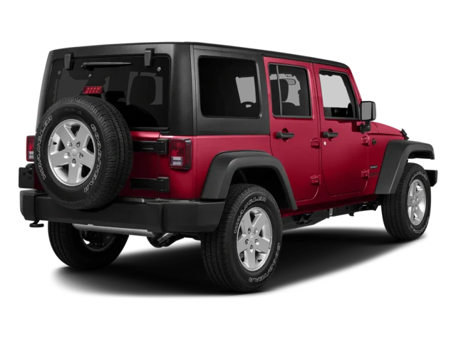 Used 2017 Red Jeep Unlimited Sport image 2