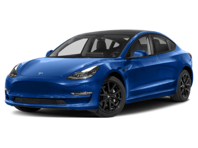 Used 2022 Blue Tesla Long Range image 1