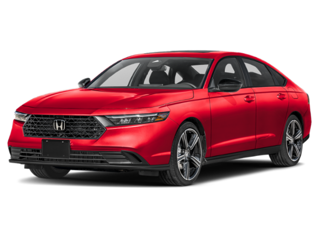 New 2026 Radiant Red Metallic Honda Sport Hybrid image 4
