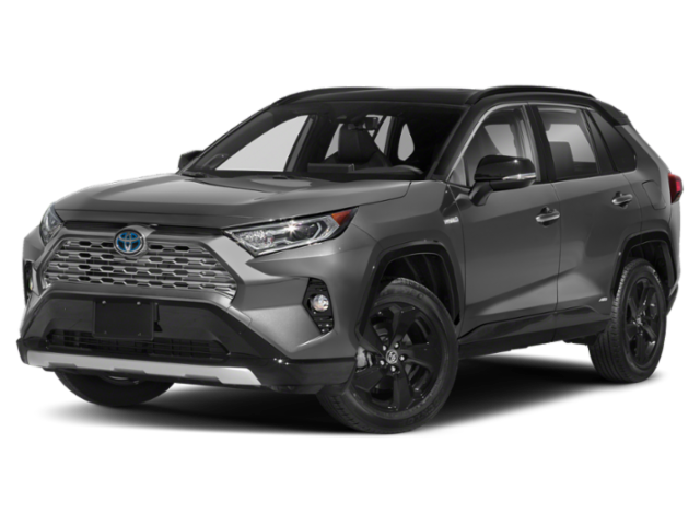 Used 2021 Blizzard Pearl/Midnight Black Metallic Toyota Hybrid XSE image 1