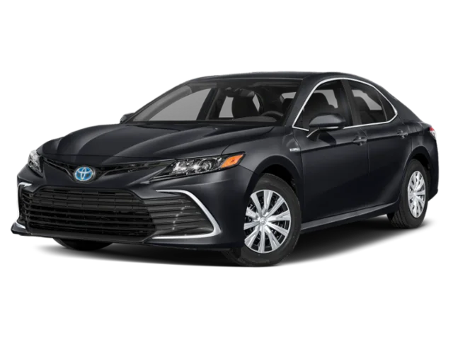 Used 2021 Midnight Black Metallic 218 Toyota LE image 1