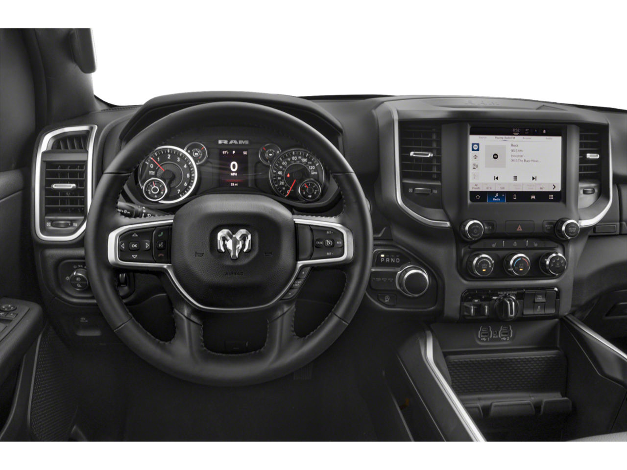 Used 2023 Diamond Black Crystal Pearlcoat Ram Y image 4