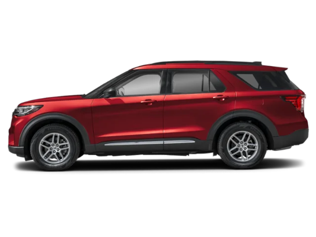 New 2027 Ruby Red Metallic Tinted Clearcoat Ford 4DR 4WD ACTIVE image 3
