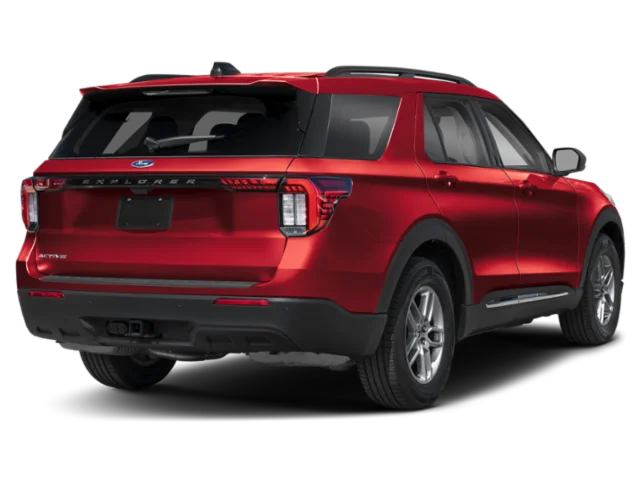 New 2027 Ruby Red Metallic Tinted Clearcoat Ford 4DR 4WD ACTIVE image 2
