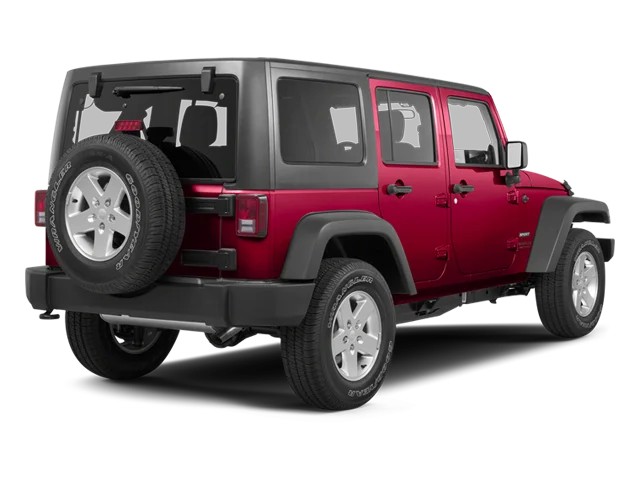 Used 2013 Red Jeep Unlimited Sahara image 2