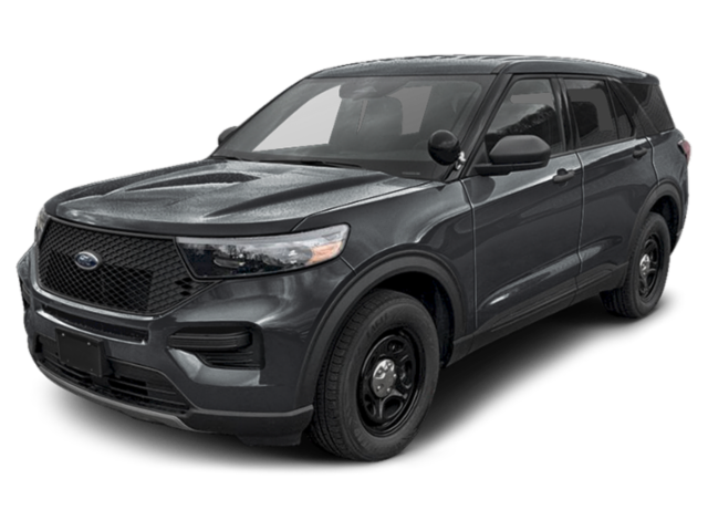 New 2026 Gray Ford 4DR AWD POLICE image 1