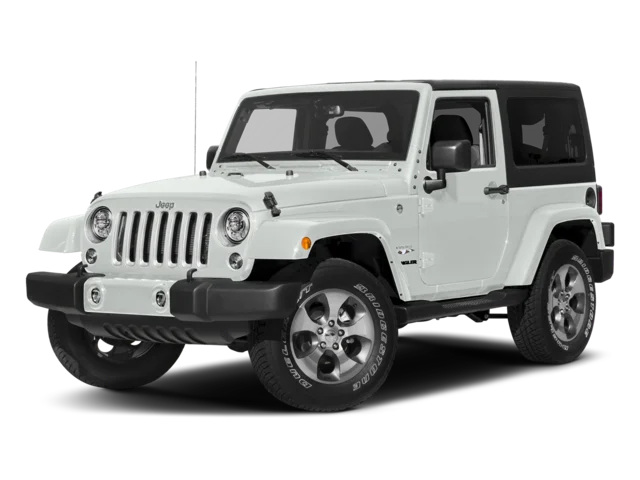 Used 2018 Bright White Clearcoat Jeep Sahara image 1