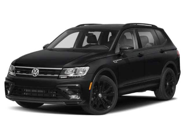 Used 2021 Black Volkswagen 2.0T SE R-Line Black image 1