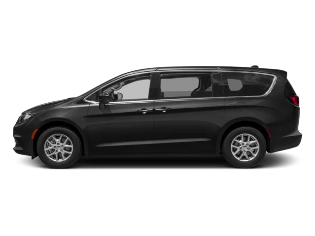 Used 2017 Brilliant Black Crystal Pearlcoat Chrysler Touring image 3