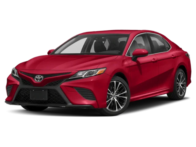 Used 2019 Red Toyota SE image 1