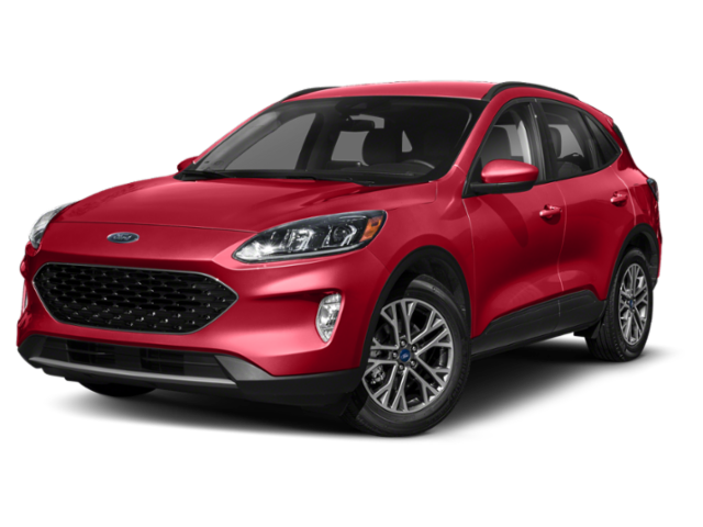 Used 2020 Red Metallic Ford SEL image 1