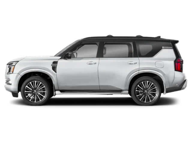 New 2026 Everest White TriCoat / Super Black Two-tone Nissan Platinum Reserve image 3