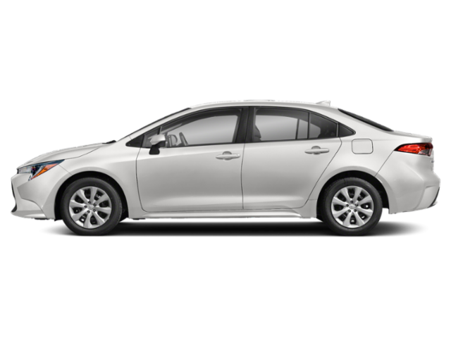 Used 2020 Super White Toyota LE image 3