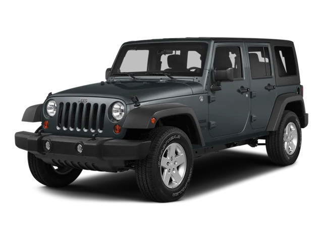 Used 2015 Gray Jeep Unlimited Sahara image 1