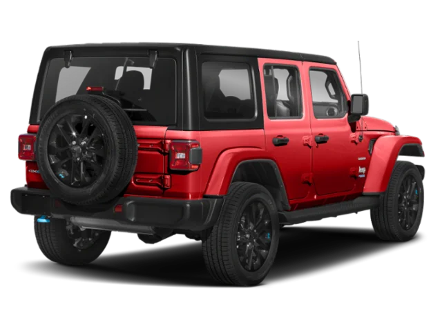 Used 2022 Red Jeep Unlimited Rubicon 4xe image 2