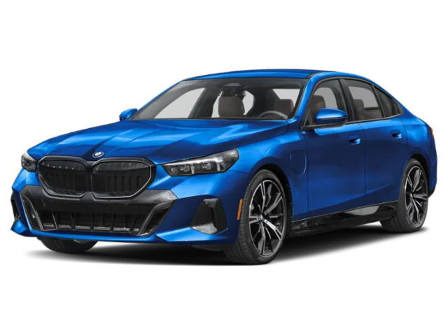 New 2027 Tanzanite Blue II Metallic BMW 550e xDrive image 1