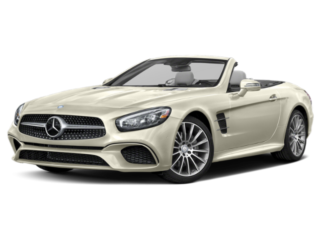 Used 2019 White Mercedes-Benz SL 550 image 1